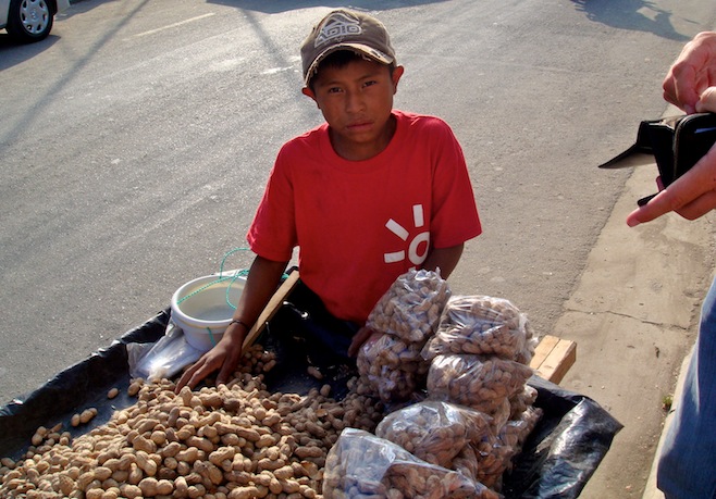 GUA Coban Buying Peanuts